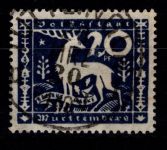 Württemberg 146 III gestempelt geprüft Klinkhammer BPP #OA406