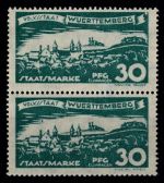 Württemberg 275 I postfrisch geprüft Winkler BPP #OA439