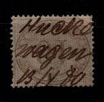 Norddeutscher Bund 25 gestempelt geprüft Flemming BPP #OA465