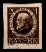 Bayern 109 II B gestempelt geprüft Infla Berlin #OA537
