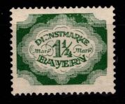 Bayern Dienstmarken 57 I postfrisch Typenprüfung #OA583