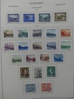 Liechtenstein 1944-1985 gestempelt augenschein.komplett auf KA-BE-Seiten #LZ562