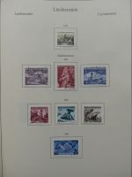 Liechtenstein 1944-1985 gestempelt augenschein.komplett auf KA-BE-Seiten #LZ562