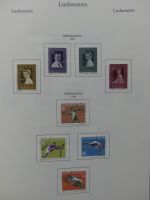 Liechtenstein 1944-1985 gestempelt augenschein.komplett auf KA-BE-Seiten #LZ562