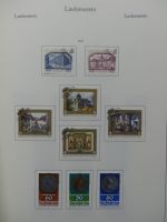 Liechtenstein 1944-1985 gestempelt augenschein.komplett auf KA-BE-Seiten #LZ562