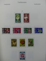 Liechtenstein 1944-1985 gestempelt augenschein.komplett auf KA-BE-Seiten #LZ562