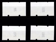 BRD Bund Automatenmarken 7 mit Zählnummer postfrisch #OC897