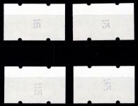 BRD Bund Automatenmarken 6 mit Zählnummer gestempelt #OC814