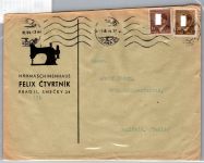 Böhmen und Mähren 90, 95 auf Brief Fernbrief #OB952