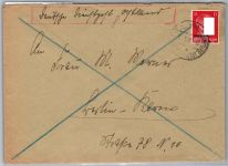 WK 2 Ostland 8 auf Brief Deutsche Dienstpost Ostland #OB959