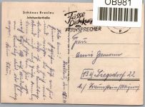 Ak Breslau Jahrhunderthalle auf Postkarte Feldpost WK 2 #OB981