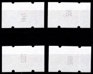 BRD Bund Automatenmarken 9 F II mit Zählnummer postfrisch #OC034