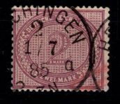 Deutsches Reich 37 a gestempelt geprüft Zenker BPP #NZ797