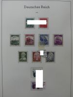 Deutsches Reich dual besammelt **/*/gestempelt im Leuchtturm Vordruck #LZ573