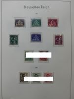 Deutsches Reich dual besammelt **/*/gestempelt im Leuchtturm Vordruck #LZ573