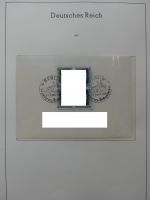 Deutsches Reich dual besammelt **/*/gestempelt im Leuchtturm Vordruck #LZ573