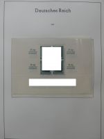 Deutsches Reich dual besammelt **/*/gestempelt im Leuchtturm Vordruck #LZ573