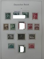 Deutsches Reich dual besammelt **/*/gestempelt im Leuchtturm Vordruck #LZ573