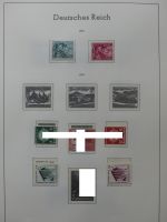 Deutsches Reich dual besammelt **/*/gestempelt im Leuchtturm Vordruck #LZ573
