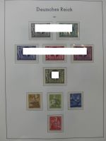 Deutsches Reich dual besammelt **/*/gestempelt im Leuchtturm Vordruck #LZ573