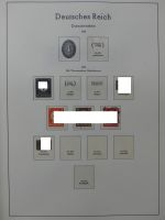Deutsches Reich dual besammelt **/*/gestempelt im Leuchtturm Vordruck #LZ573