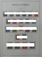 Deutsches Reich dual besammelt **/*/gestempelt im Leuchtturm Vordruck #LZ573