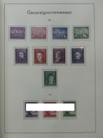 Deutsches Reich dual besammelt **/*/gestempelt im Leuchtturm Vordruck #LZ573