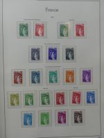 Frankreich 1968-1978 ** besammelt auf Leuchtturm Vordruckseiten #LZ578