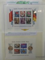 DDR 1940-1964 gestempelt besammelt im Lindner Album #LZ588