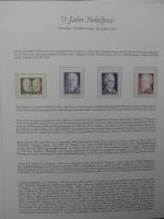 Motiv Nobelpreis postfrisch besammelt im Borek-Album #LZ593