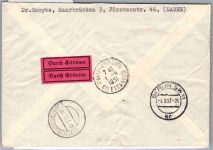 Saarland 252, 298 auf Brief Befund Ney BPP #OC741