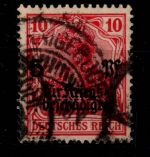 Deutsches Reich 105 a gestempelt geprüft Infla Berlin #OF007