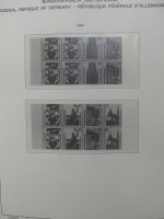 BRD Bund dual teilweise auch Falz besammelt in Schaubek Schwarte #LZ616