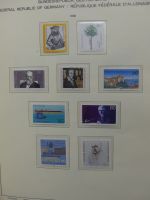 BRD Bund dual teilweise auch Falz besammelt in Schaubek Schwarte #LZ616