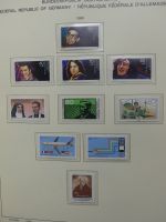 BRD Bund dual teilweise auch Falz besammelt in Schaubek Schwarte #LZ616