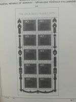 BRD Bund dual teilweise auch Falz besammelt in Schaubek Schwarte #LZ616