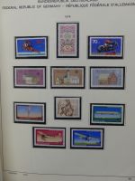 BRD Bund dual teilweise auch Falz besammelt in Schaubek Schwarte #LZ616