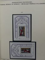 BRD Bund dual teilweise auch Falz besammelt in Schaubek Schwarte #LZ616