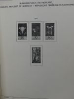 BRD Bund dual teilweise auch Falz besammelt in Schaubek Schwarte #LZ616