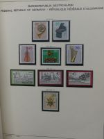 BRD Bund dual teilweise auch Falz besammelt in Schaubek Schwarte #LZ616