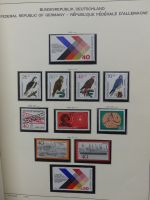 BRD Bund dual teilweise auch Falz besammelt in Schaubek Schwarte #LZ616