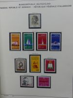 BRD Bund dual teilweise auch Falz besammelt in Schaubek Schwarte #LZ616