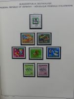 BRD Bund dual teilweise auch Falz besammelt in Schaubek Schwarte #LZ616