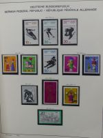 BRD Bund dual teilweise auch Falz besammelt in Schaubek Schwarte #LZ616