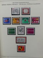 BRD Bund dual teilweise auch Falz besammelt in Schaubek Schwarte #LZ616