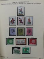 BRD Bund dual teilweise auch Falz besammelt in Schaubek Schwarte #LZ616