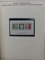 BRD Bund dual teilweise auch Falz besammelt in Schaubek Schwarte #LZ616