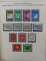 BRD Bund dual teilweise auch Falz besammelt in Schaubek Schwarte #LZ616