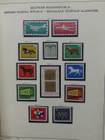 BRD Bund dual teilweise auch Falz besammelt in Schaubek Schwarte #LZ616
