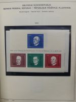 BRD Bund dual teilweise auch Falz besammelt in Schaubek Schwarte #LZ616